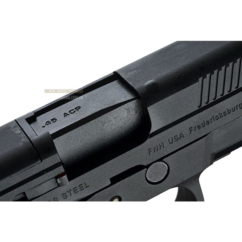 Cybergun FN Herstal FNX - 45 Tactical Airsoft Gas Blowback Pistol (by VFC) - Black - Bang Bang Airsoft