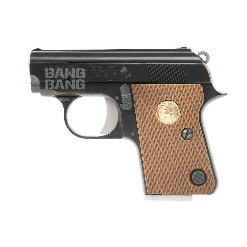 Cybergun Licensed Colt .25 GBB Pistol with Marking - Black - Bang Bang Airsoft
