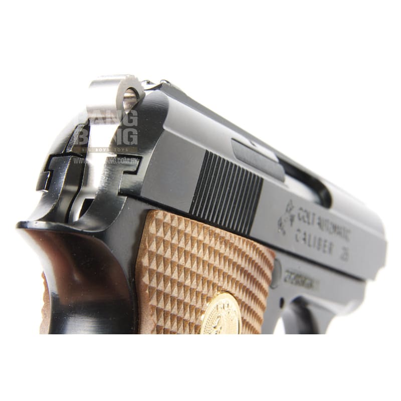 Cybergun Licensed Colt .25 GBB Pistol with Marking - Black - Bang Bang Airsoft