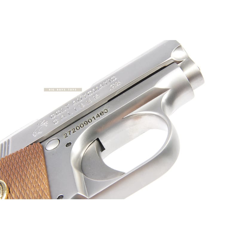 Cybergun Licensed Colt .25 GBB Pistol with Marking - Silver - Bang Bang Airsoft