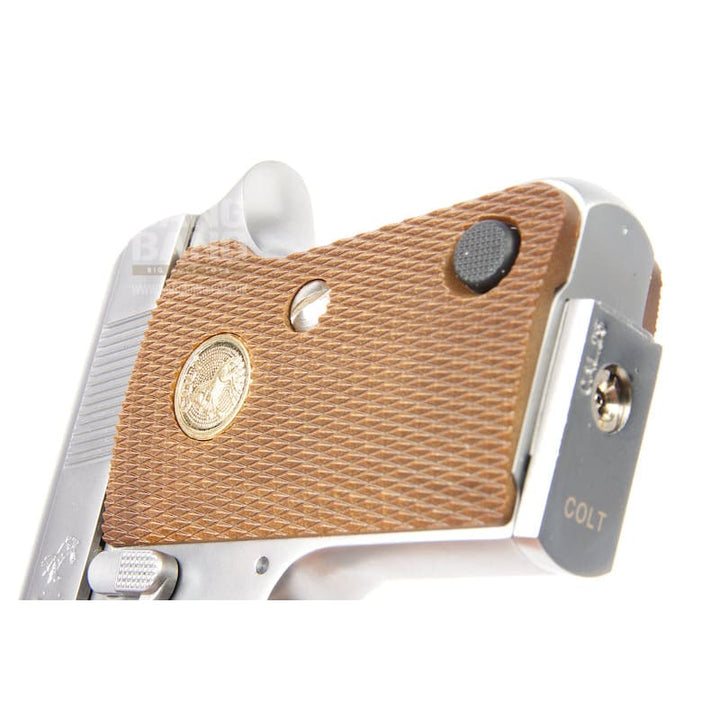 Cybergun Licensed Colt .25 GBB Pistol with Marking - Silver - Bang Bang Airsoft