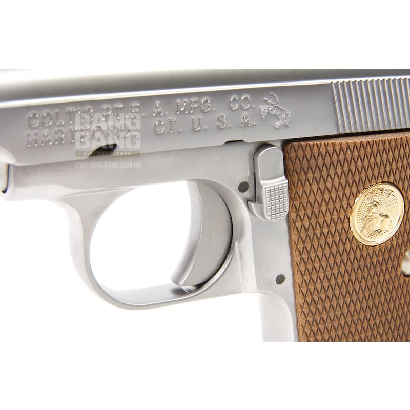 Cybergun Licensed Colt .25 GBB Pistol with Marking - Silver - Bang Bang Airsoft