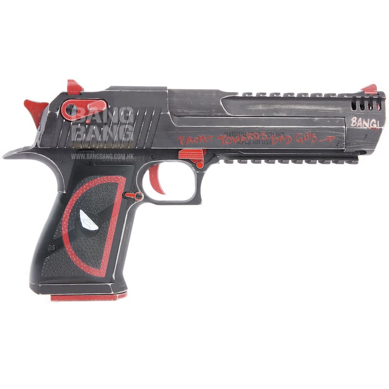 Cybergun WE 'DeadPool Painted Version' Desert Eagle L6 .50AE GBB Pistol (by WE) - Bang Bang Airsoft