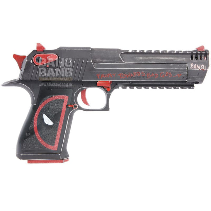 Cybergun WE 'DeadPool Painted Version' Desert Eagle L6 .50AE GBB Pistol (by WE) - Bang Bang Airsoft