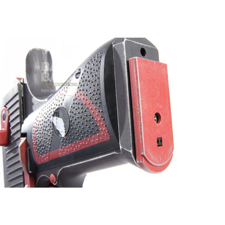 Cybergun WE 'DeadPool Painted Version' Desert Eagle L6 .50AE GBB Pistol (by WE) - Bang Bang Airsoft