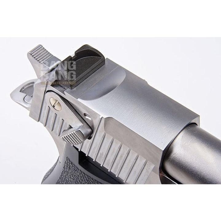 Cybergun WE Desert Eagle .50AE GBB Pistol - Silver - Bang Bang Airsoft