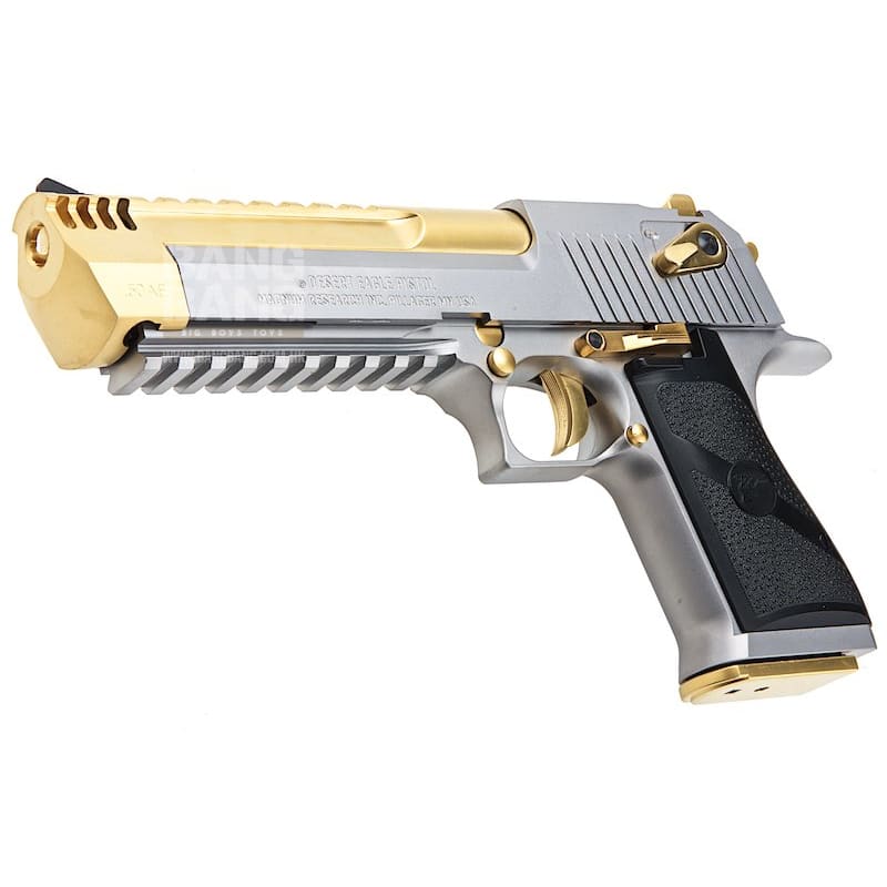 Cybergun WE Desert Eagle L6 .50AE Green Gas Airsoft Pistol - (Silver / Golden) - Bang Bang Airsoft