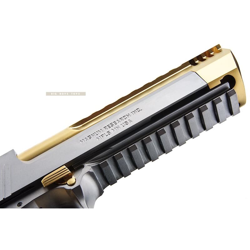 Cybergun WE Desert Eagle L6 .50AE Green Gas Airsoft Pistol - (Silver / Golden) - Bang Bang Airsoft