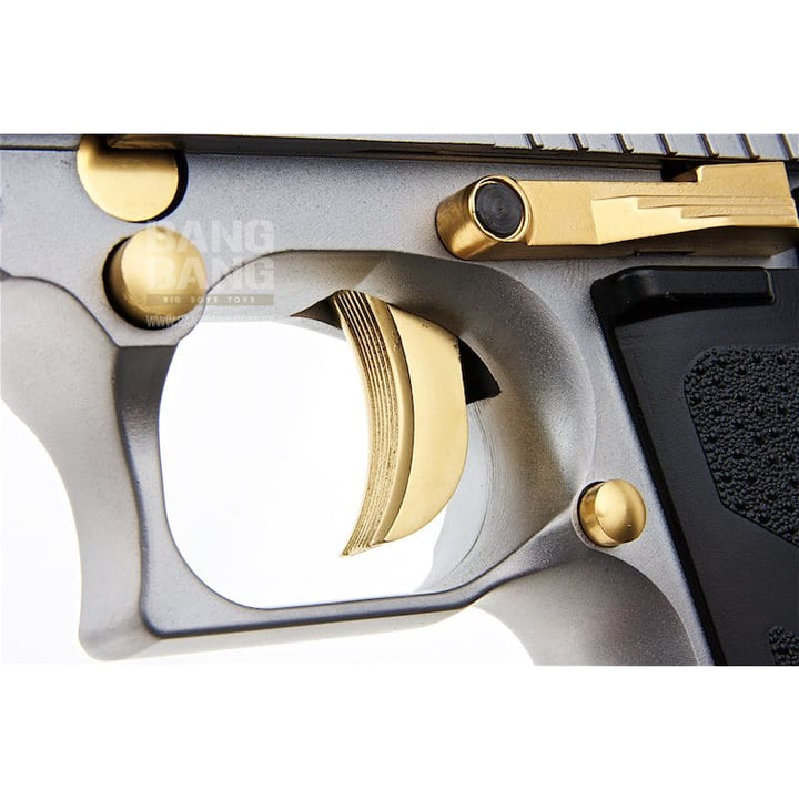 Cybergun WE Desert Eagle L6 .50AE Green Gas Airsoft Pistol - (Silver / Golden) - Bang Bang Airsoft