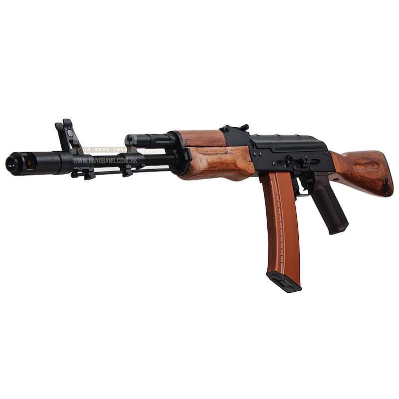 CYMA AK74 Airsoft AEG Rifle (Metal High Power Wood Version) - Bang Bang Airsoft