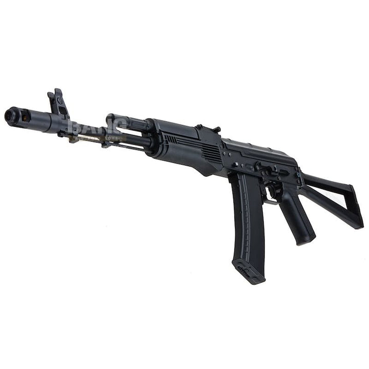 CYMA Metal AKS74M AEG Airsoft Rifle w/ Steel Folding Stock - Black - Bang Bang Airsoft