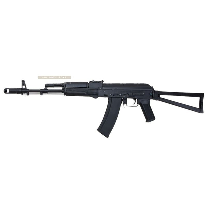 CYMA Metal AKS74M AEG Airsoft Rifle w/ Steel Folding Stock - Black - Bang Bang Airsoft