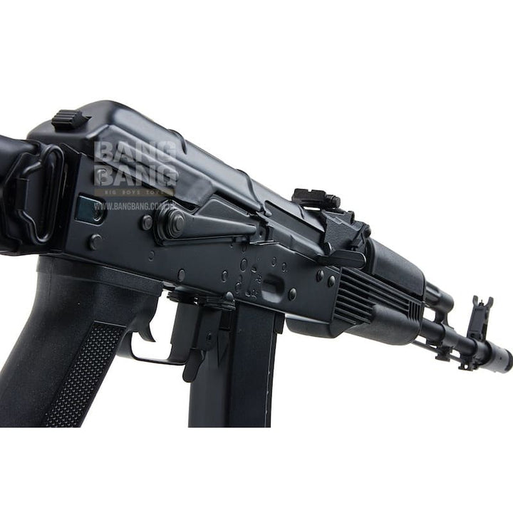 CYMA Metal AKS74M AEG Airsoft Rifle w/ Steel Folding Stock - Black - Bang Bang Airsoft