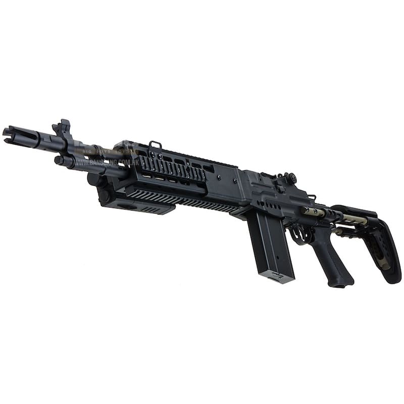 Cyma metal m14 ebr aeg enhanced battle airsoft rifle - black