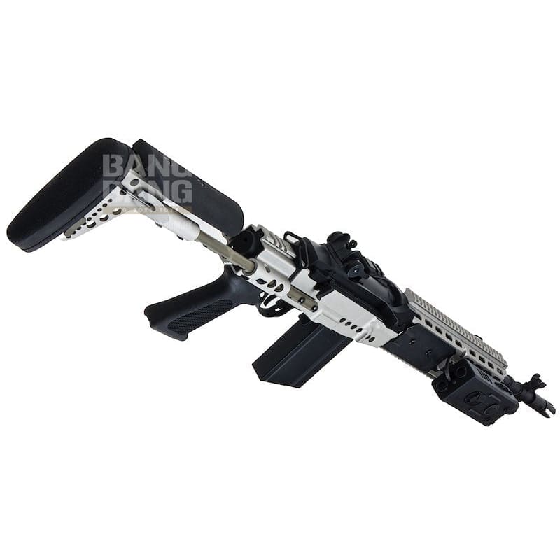 CYMA Metal M14 EBR AEG Enhanced Battle Airsoft Rifle - Silver - Bang Bang Airsoft