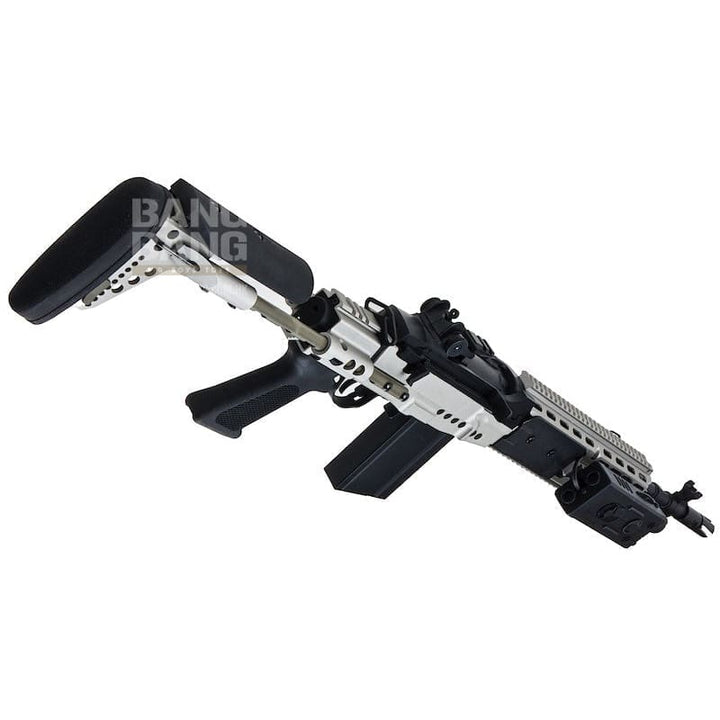 CYMA Metal M14 EBR AEG Enhanced Battle Airsoft Rifle - Silver - Bang Bang Airsoft