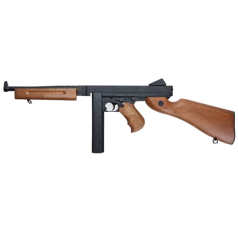 CYMA Metal M1A1 Thompson SMG AEG Airsoft - Bang Bang Airsoft