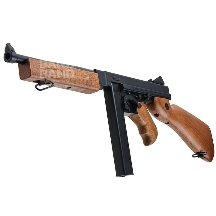 CYMA Metal M1A1 Thompson SMG AEG Airsoft - Bang Bang Airsoft