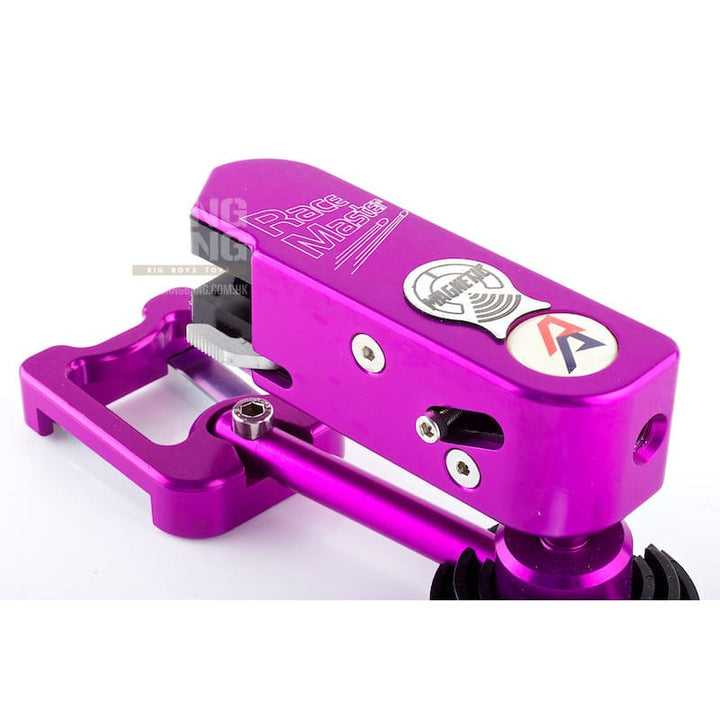 DAA Race Master Holster (New Magnetic Insert Block) for Hi Capa Aluminum Grips (Right Hand / Purple) - Bang Bang Airsoft