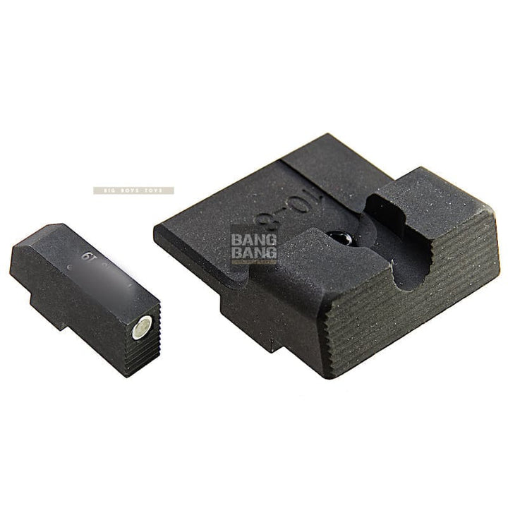 Detonator 10 - 8 Performance Steel Sight Set for Tokyo Marui Model 17 / 18C GBB - Bang Bang Airsoft