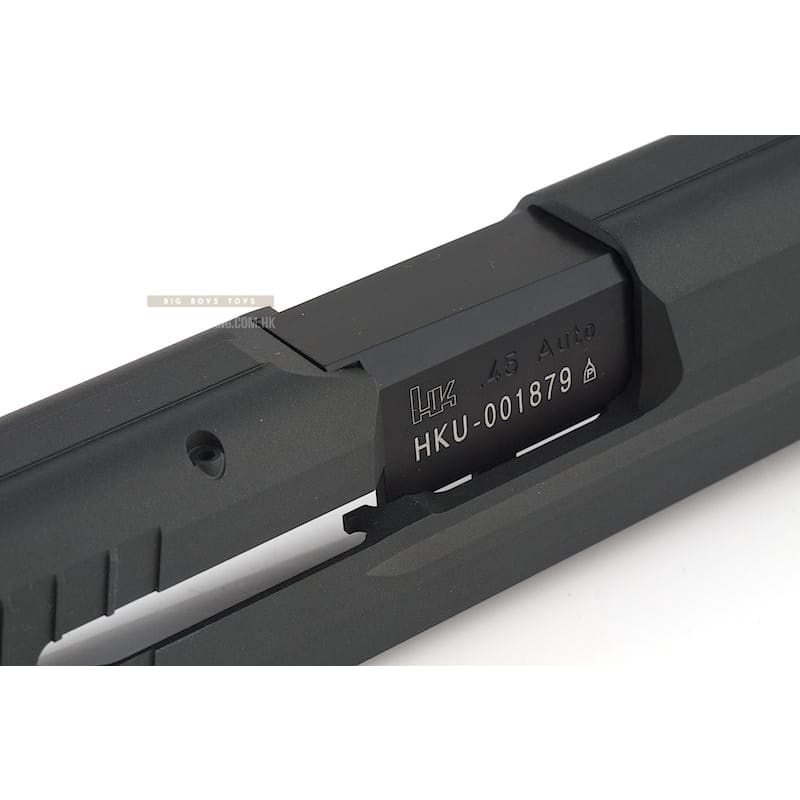 Detonator Aluminum Custom Slide Set for Tokyo Marui HK45 GBB - Black - Bang Bang Airsoft