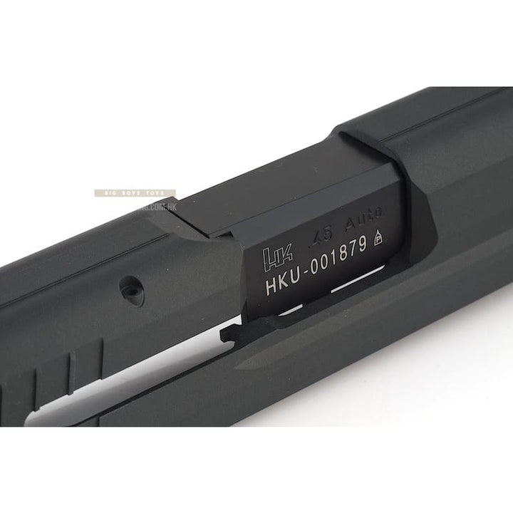 Detonator Aluminum Custom Slide Set for Tokyo Marui HK45 GBB - Black - Bang Bang Airsoft