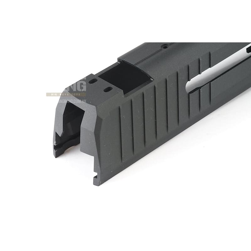 Detonator Aluminum Custom Slide Set for Tokyo Marui HK45 GBB - Black - Bang Bang Airsoft