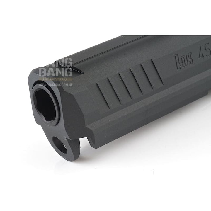 Detonator Aluminum Custom Slide Set for Tokyo Marui HK45 GBB - Black - Bang Bang Airsoft