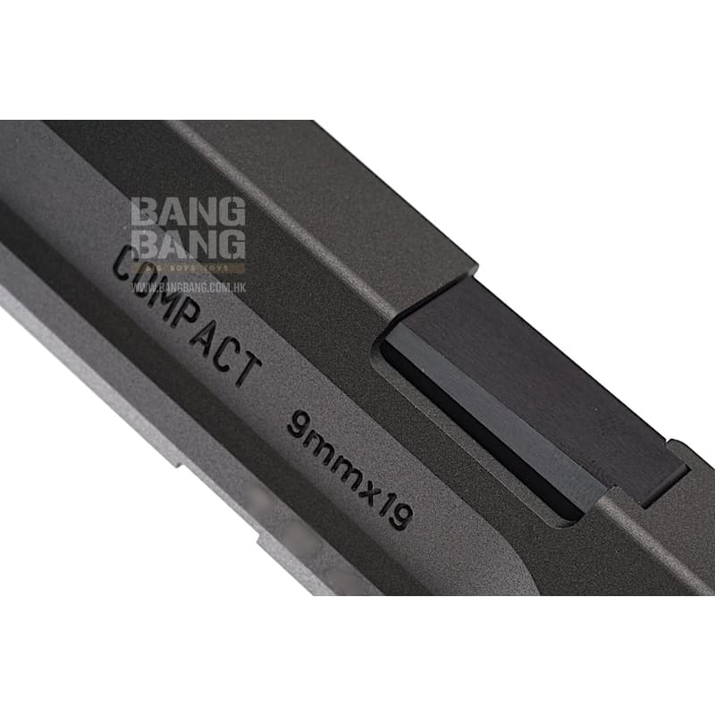 Detonator Slide Set for Tokyo Marui USP Compact - Aluminum Black - Bang Bang Airsoft