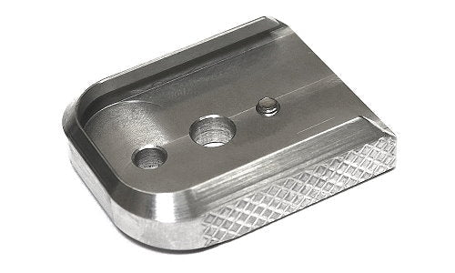 Dr. Black Steel Magazine Base for TM Hi - CAPA (Silver) - Bang Bang Airsoft