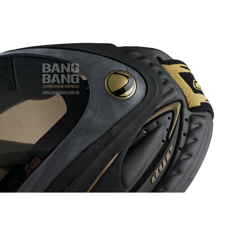 Dye Precision i4 Goggle System - Black / Gold - Bang Bang Airsoft