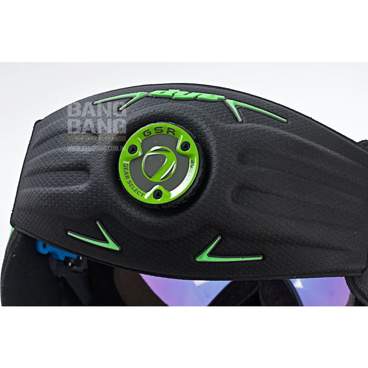 Dye Precision i5 Full Face Mask Goggle System EMERALD - Black / Lime - Bang Bang Airsoft