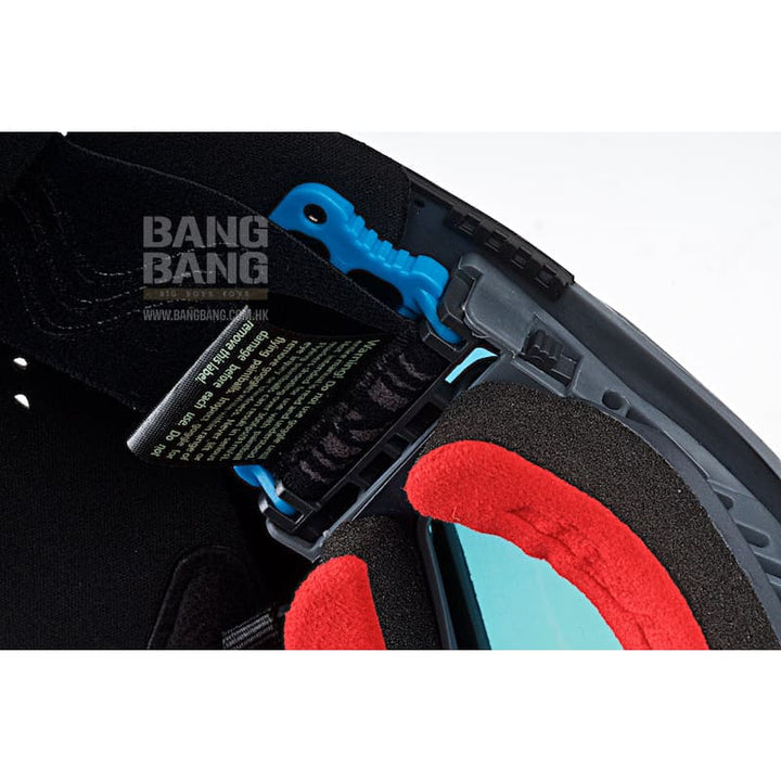 Dye Precision i5 Goggle System FIRE - Black / Red - Bang Bang Airsoft