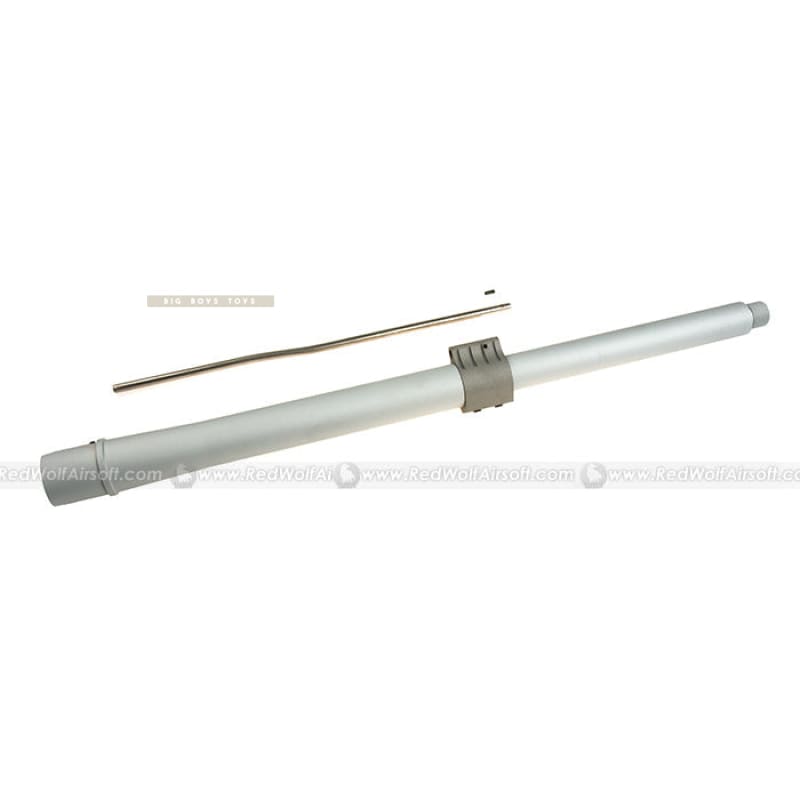 Dytac 14.5inch Carbine Outer Barrel Assemble for PTW (Silver - Bang Bang Airsoft