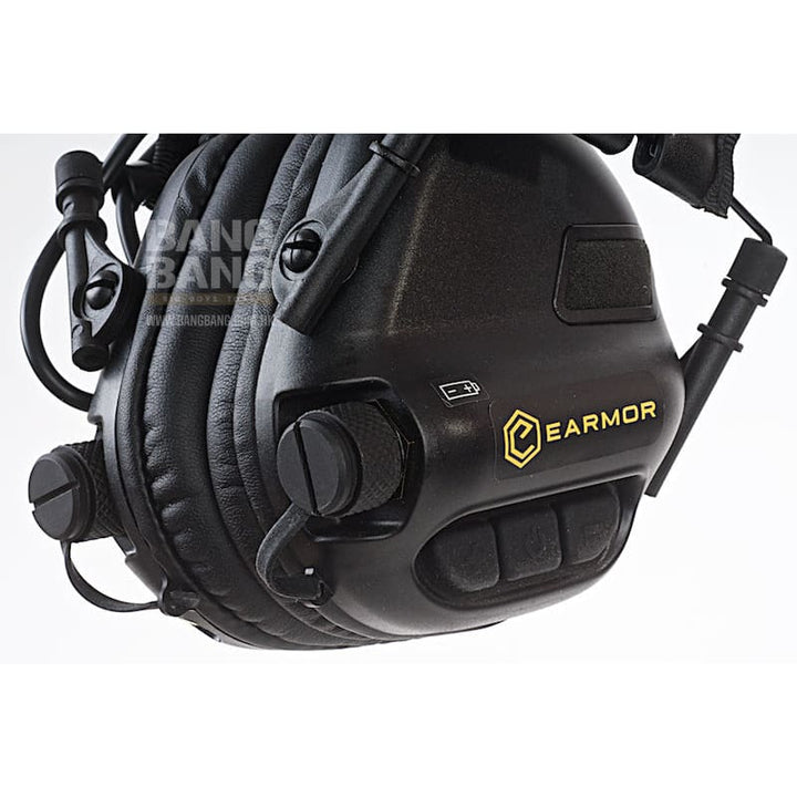 Earmor Hearing Protection Ear - Muff - Black - Bang Bang Airsoft