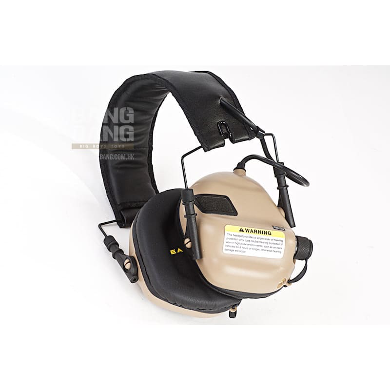 Earmor Hearing Protection Ear - Muff - DE - Bang Bang Airsoft