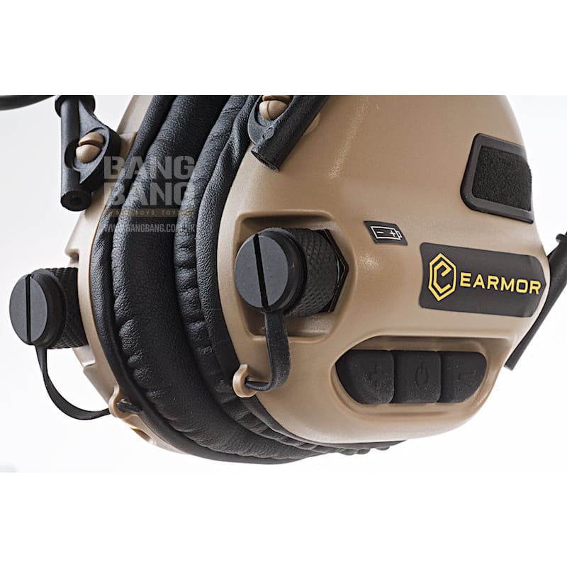 Earmor Hearing Protection Ear - Muff - DE - Bang Bang Airsoft