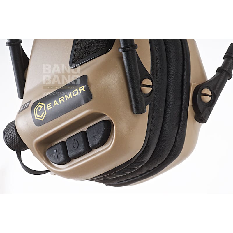 Earmor Hearing Protection Ear - Muff - DE - Bang Bang Airsoft
