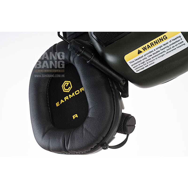 Earmor Hearing Protection Ear - Muff - FG - Bang Bang Airsoft
