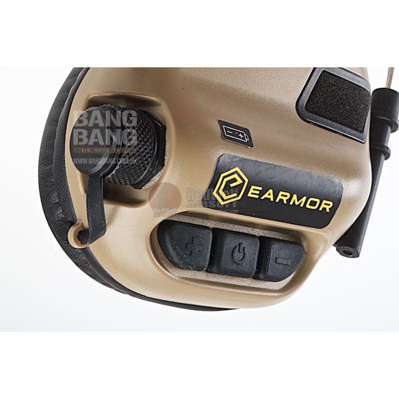 Earmor Hearing Protection Ear - Muff Helmet Version - DE - Bang Bang Airsoft