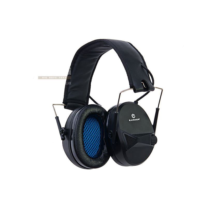 Earmor Sport Shooting Electronic Hearing Protector with AUX Input - Black - Bang Bang Airsoft