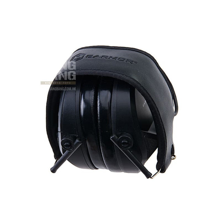 Earmor Sport Shooting Electronic Hearing Protector with AUX Input - Black - Bang Bang Airsoft