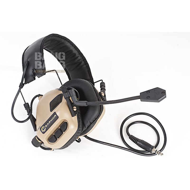 Earmor Tactical Hearing Protection Ear - Muff - DE - Bang Bang Airsoft