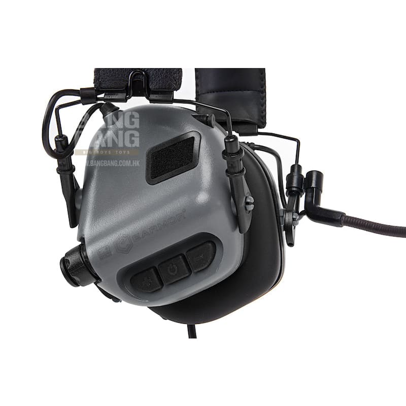 Earmor Tactical Hearing Protection Ear - Muff - Gray - Bang Bang Airsoft