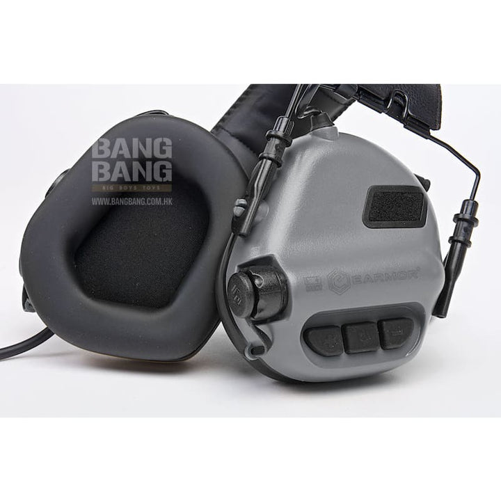 Earmor Tactical Hearing Protection Ear - Muff - Gray - Bang Bang Airsoft