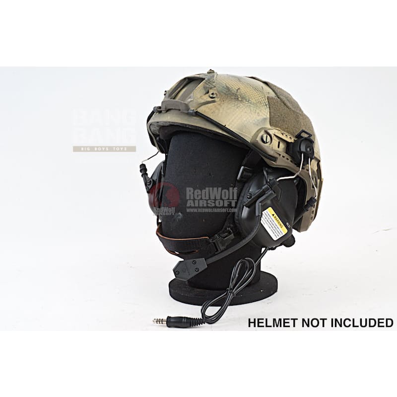 Earmor Tactical Hearing Protection Helmet Version Ear - Muff - BK - Bang Bang Airsoft