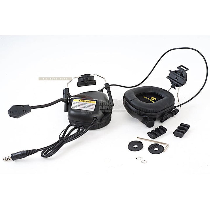 Earmor Tactical Hearing Protection Helmet Version Ear - Muff - BK - Bang Bang Airsoft