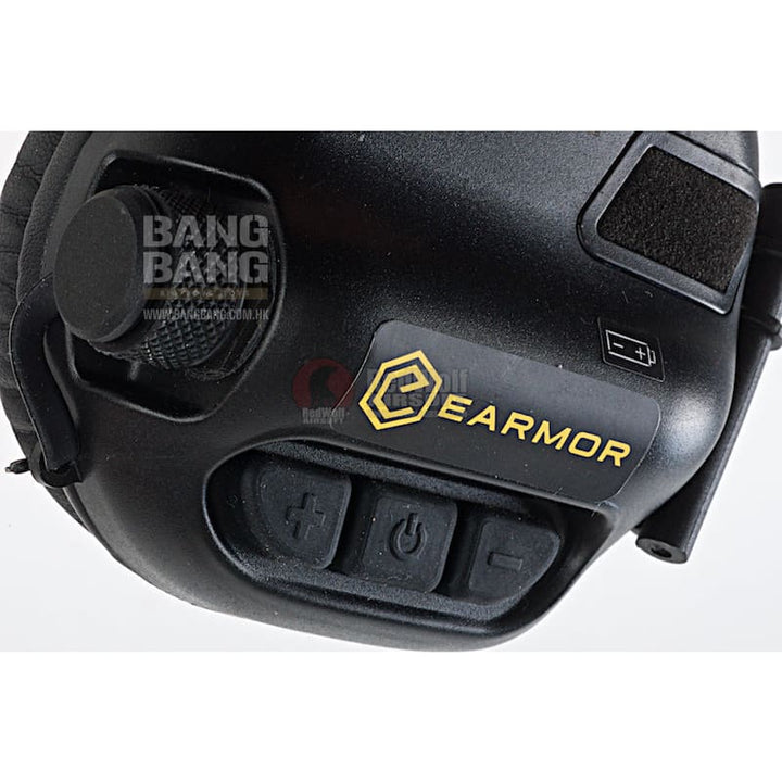 Earmor Tactical Hearing Protection Helmet Version Ear - Muff - BK - Bang Bang Airsoft