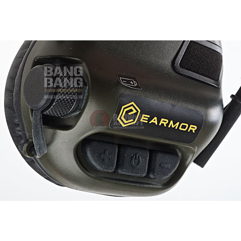 Earmor Tactical Hearing Protection Helmet Version Ear - Muff - FG - Bang Bang Airsoft