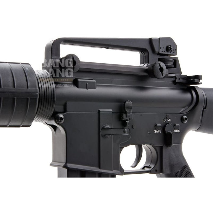 E&C EC306 Full Metal M16A3 AEG (QD 1.5 Gearbox, Blank Marking) - Black - Bang Bang Airsoft